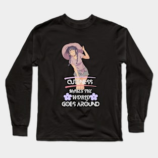 Cute Anime Girl Long Sleeve T-Shirt